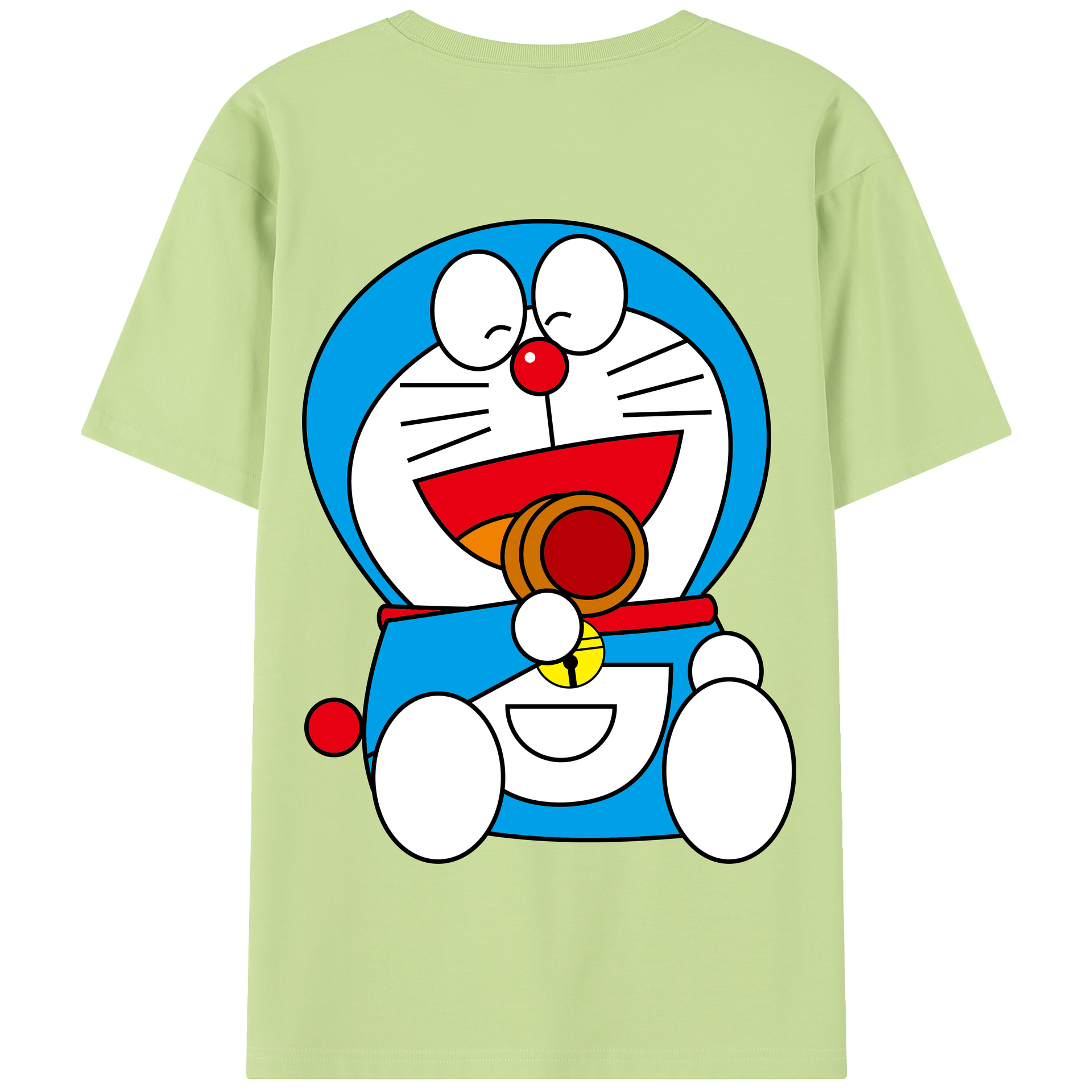 （画像用） ドラえもん Doraemon 綿100％半袖Tシャツ（背面プリント）